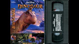 Openingclosing To Dinosaur Us Vhs 2001