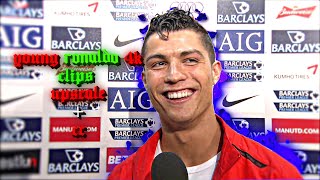 Young Ronaldo  - 4K Clips High Quality For Editing 🤙