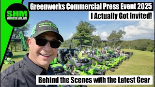 Greenworks Commercial Press Event 2025 Behind The Scenes With The Latest Gear.