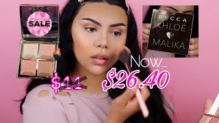 BEST FACE PALETTE? The Becca x Khloé Kardashian & Malika Haqq Bronze, Blush & Glow Palette