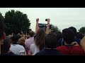 Fans celebrate U.S. World Cup win at Grant Park