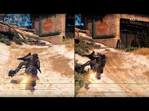 DestinyベータテストのPS4版とXboxOne版のフレームレートを比較検証の動画サムネイル画像