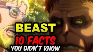 10 BEAST TITAN Facts You Didn?t Know! Attack on Titan Zeke Facts - Attack on Titan Anime Facts