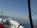 Halibut fishing 40 miles out in the San Jauns . a boat with too much power , 40 knots wow