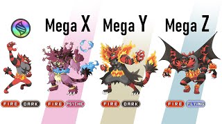 Drawing All 88 Alola Pokémon Mega Xy Evolutions - World Record