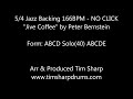 5/4 Jazz Drummless backing "Jive Coffee" Playalong - NO CLICK