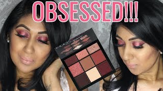 Quick 2 Minute Review With Swatches Huda Beauty Mauve Obsessions Palette