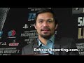 Manny Pacquiao Wants Floyd Mayweather Next!