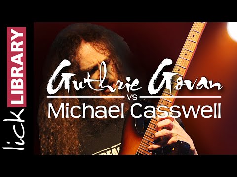 Guthrie Govan - Fretless Guitar Jam with Michael Casswell Licklibrary