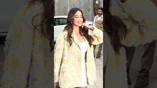 Janhvi Kapoor Spotted Promoting Her Film Mr. And Mrs. Mahi Hithot Glam