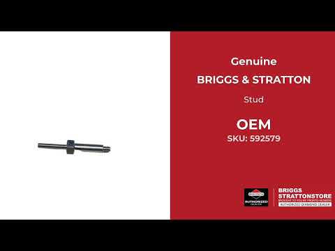 592579 - Stud - Briggs and Stratton - Genuine OEM Part 592579 - Stud - Briggs and Stratton - Genuine OEM Part
