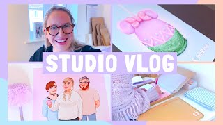 STUDIO VLOG | 400 Followers in 1 day & A New Apple! | 024