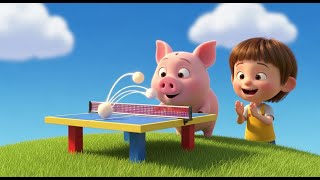 The Pig Who Played Ping Pong Best Nursery Rhymes And Kids Songs Collection