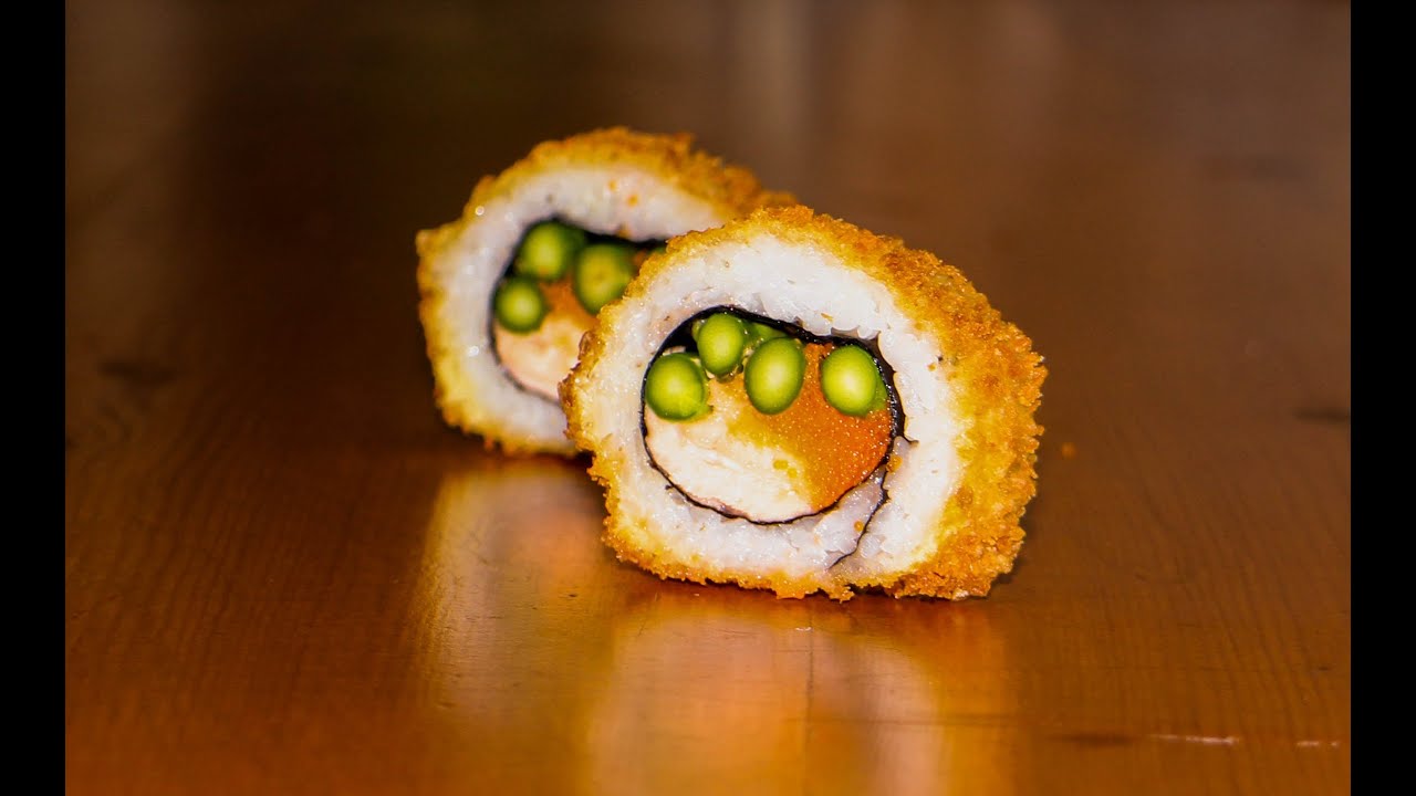 Deep Fried Sushi Roll Recipe - Crispy Tempura Recipe - YouTube
