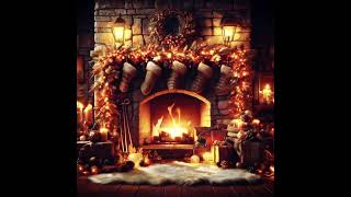 Огонь Камине.новогодняя Атмосфера.fire In The Fireplace.