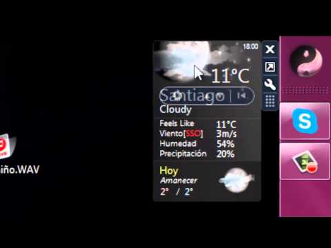 Como instalar Gadget Clima {Windows 7}