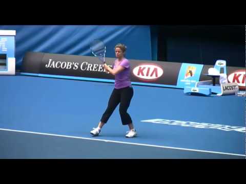 全豪オープン 2010 - Kim Clijsters practice session
