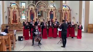 Evening Prayer by Ola Gjeilo - Kyiv Polytechnic Student Choir (cello solo)
