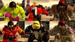 Lego Marvel Superheroes 2 - Gwen Stacy, Nico Minoru, & Wasp Transform Into Big Fig