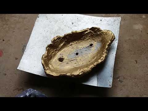 SƠN MÀU VÀNG THAU, NHŨ VÀNG CHO CHẬU XI MĂNG
