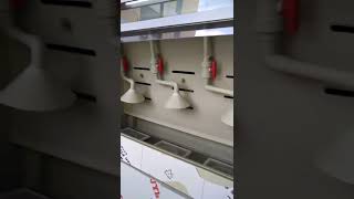Gold jewelry acid polishing machine and acid gas treatment machine,