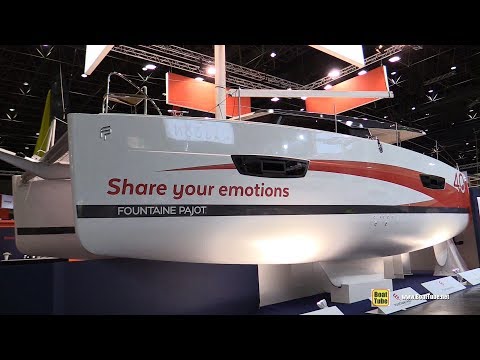 2018 Fountaine Pajot Lucia 40 Catamaran Walkaround 2018 Boot Dusseldorf Boat Show