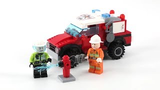 Lego China Enlighten 2801 City Police Firefighter Truck Repair - Mengbrick Build