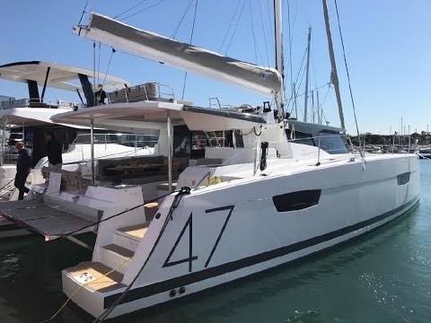 Fountaine Pajot Saona 47 catamaran Walkthrough at La Grande Motte 2017