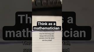 Do Better In Interviews By Thinking Like A Mathematician