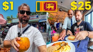 1 Street Food Vs 25 Luxury Buffet In Sri Lanka