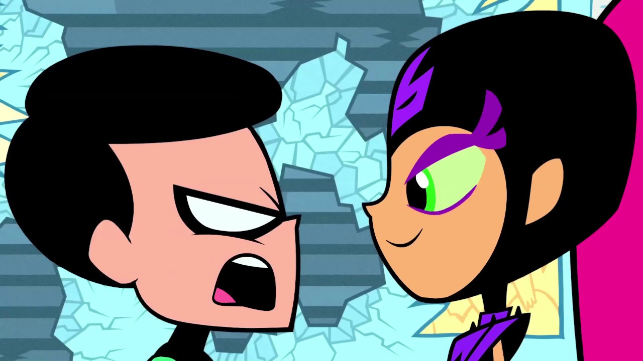 Robin tells Starfire he LIKES her!!! Watch Teen Titans Go 