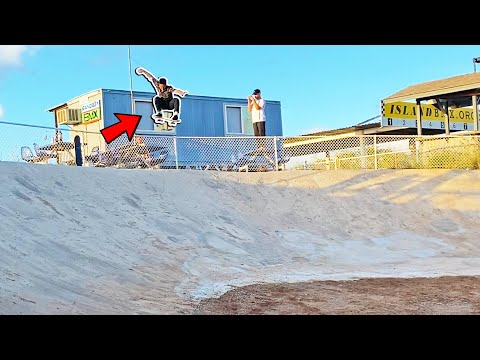 SKATING AN ABANDONED BMX RACE TRACK