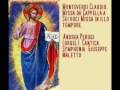 Claudio Monteverdi Missa da Cappella a Sei voci Missa in illo tempore