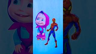 Red Spider Man Masha Face Add
