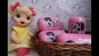 ABRINDO MAIS LOL SURPRISE UNDER WRAPS COM A BABY ALIVE MONICA