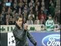 πao - βarcelona hooligan showed messi the middle finger
