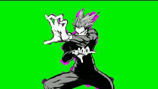 Garou Manga Green Screen With Aura
