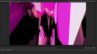 procedural cavern using single 3D model & no textures