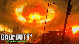 NÜKLEER PATLAMA (ATOM BOMBASI) -Bölüm 4- Call Of Duty 4 Modern Warfare
