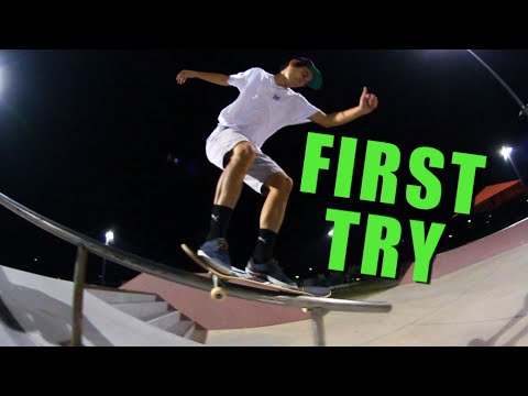 Feeble Kickflip - First Try Friday - Mikey Whitehouse