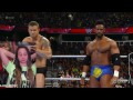WWE Raw 2/16/15 Prime Time Players reunite