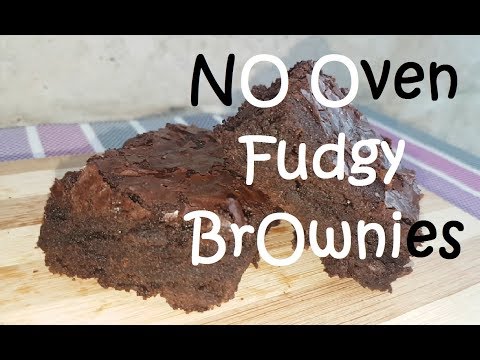 VIDEO : no oven fudgy brownies | fudgy brownies recipe | improvised oven - no oven fudgyno oven fudgybrownies ingredients: 3/4 cup cocoa powder, unsweetened 2 cups white sugar 1 cup all purpose flour 3 large eggs ...