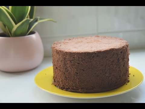 Cách làm bánh bông lan socola | how to make chocolate cotton cake