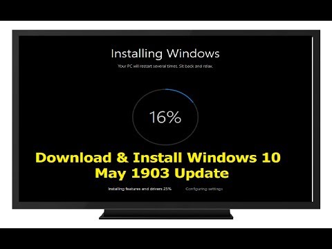 Manually Download & Install Windows 10 May 1903 Update