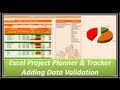 Excel -- Project Planner and Tracker -- Microsoft Excel 2013 -Part 3