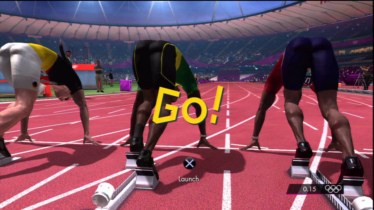 the 100m sprint game