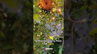 Artificial Hanging Ivy Plants With Lights