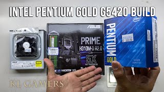 Intel Pentium D G5420 Asus Prime H310M-D R2.0 Kingston Kc600 Alcatroz Futura Black N5000 Build