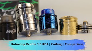 Unboxing & Recoiling Profile Rda 1.5 By Wotofo & Lebih Endes ? Indovapor