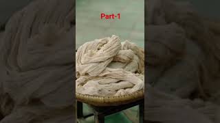 How to make a thread from cotton #cotton #threads #cottonthread #thread #satisfy